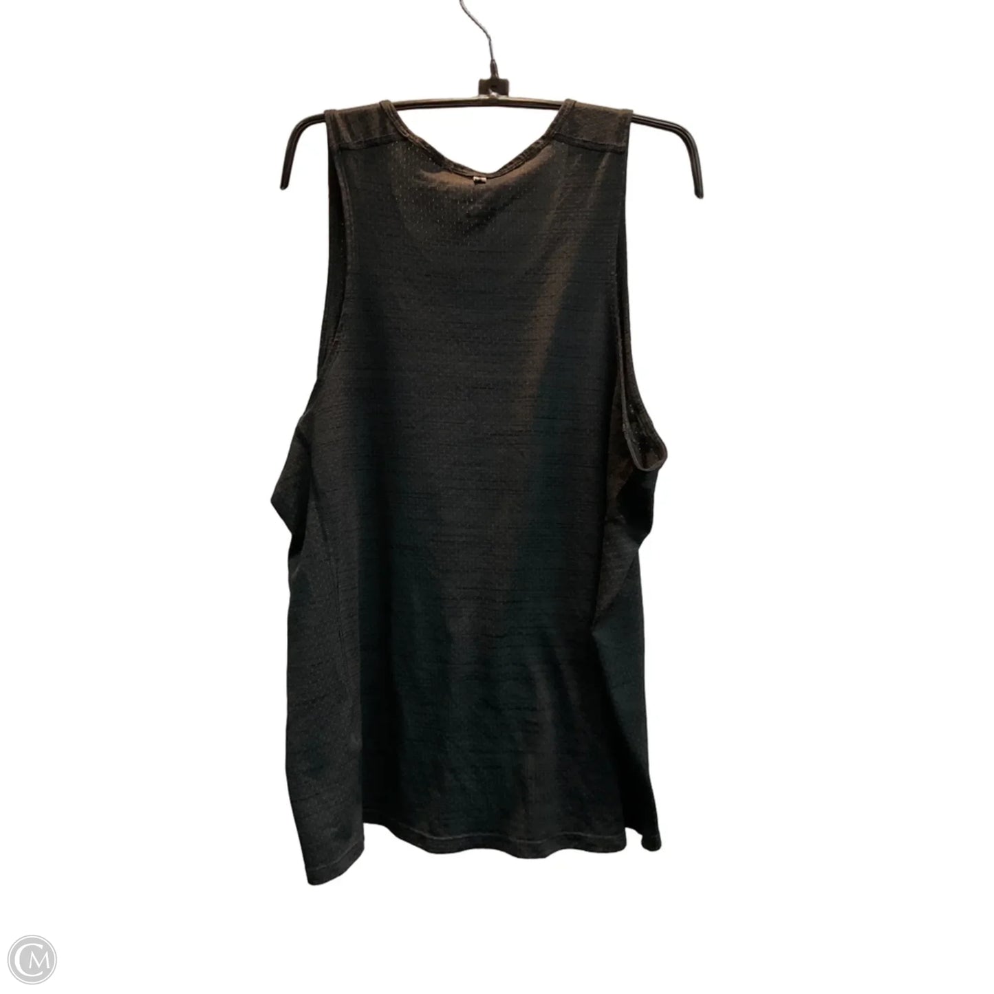 Athletic Tank Top By Nike Apparel In Black, Size: L