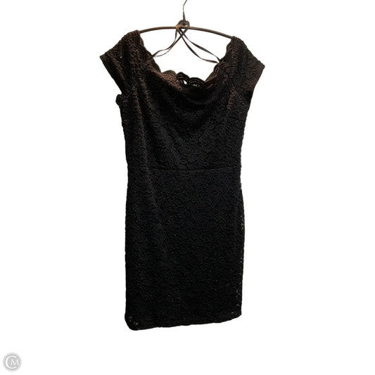 Dress Party Midi By Premier Amour In Black, Size: Xl