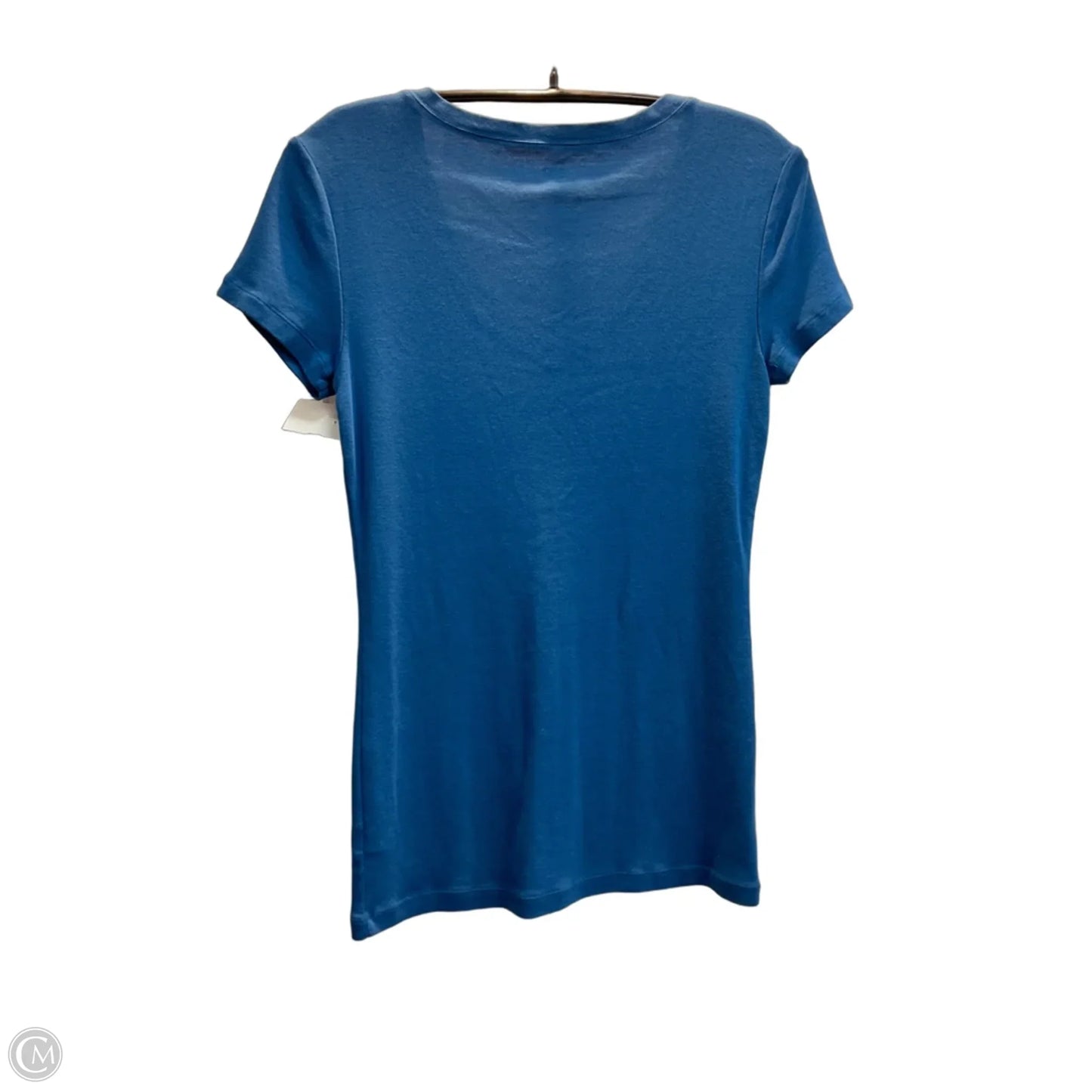 Top Short Sleeve Basic By Gap In Blue, Size: M