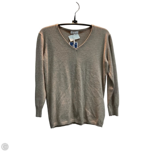 Top Long Sleeve By Milano In Brown, Size: Xs