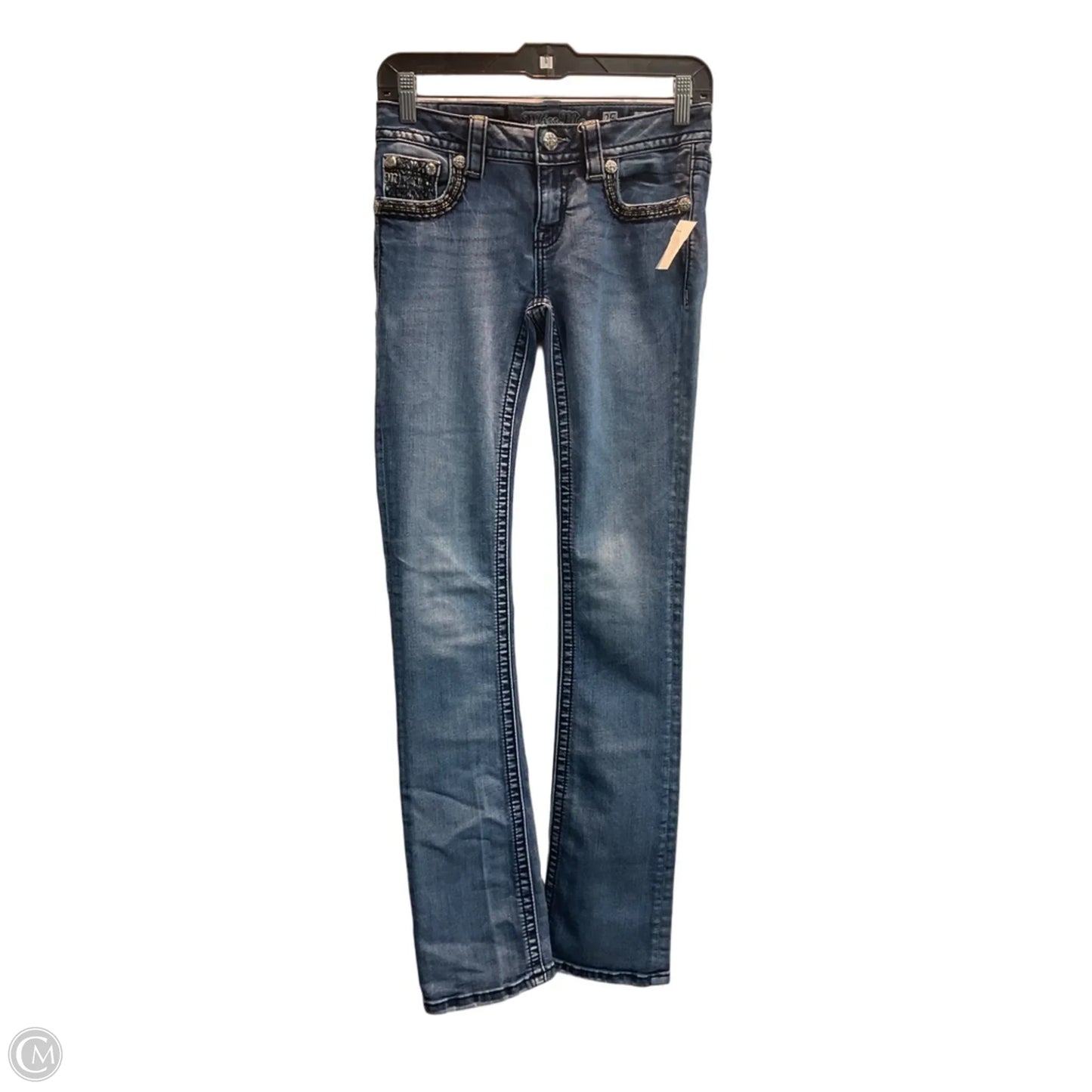 Jeans Boot Cut By Miss Me In Blue, Size: 0
