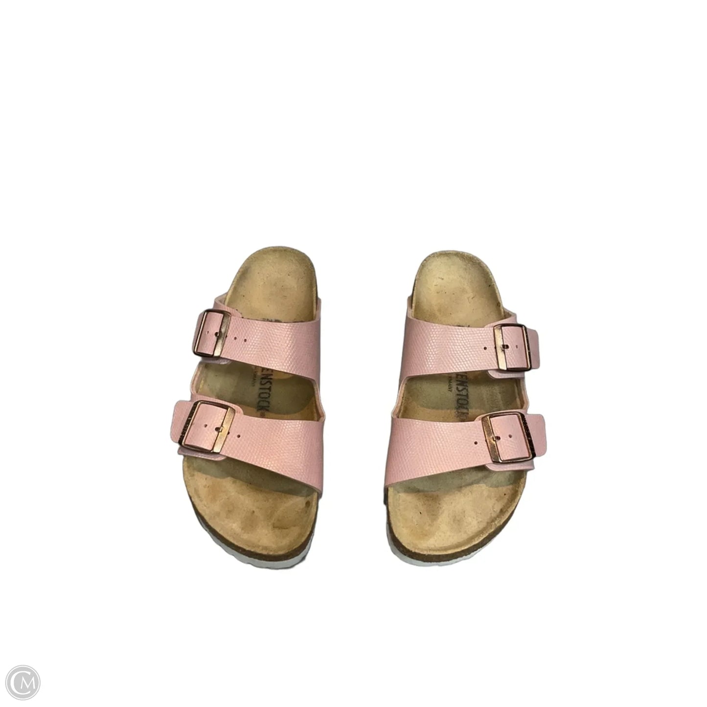 Sandals Flats By Birkenstock In Pink, Size: 9