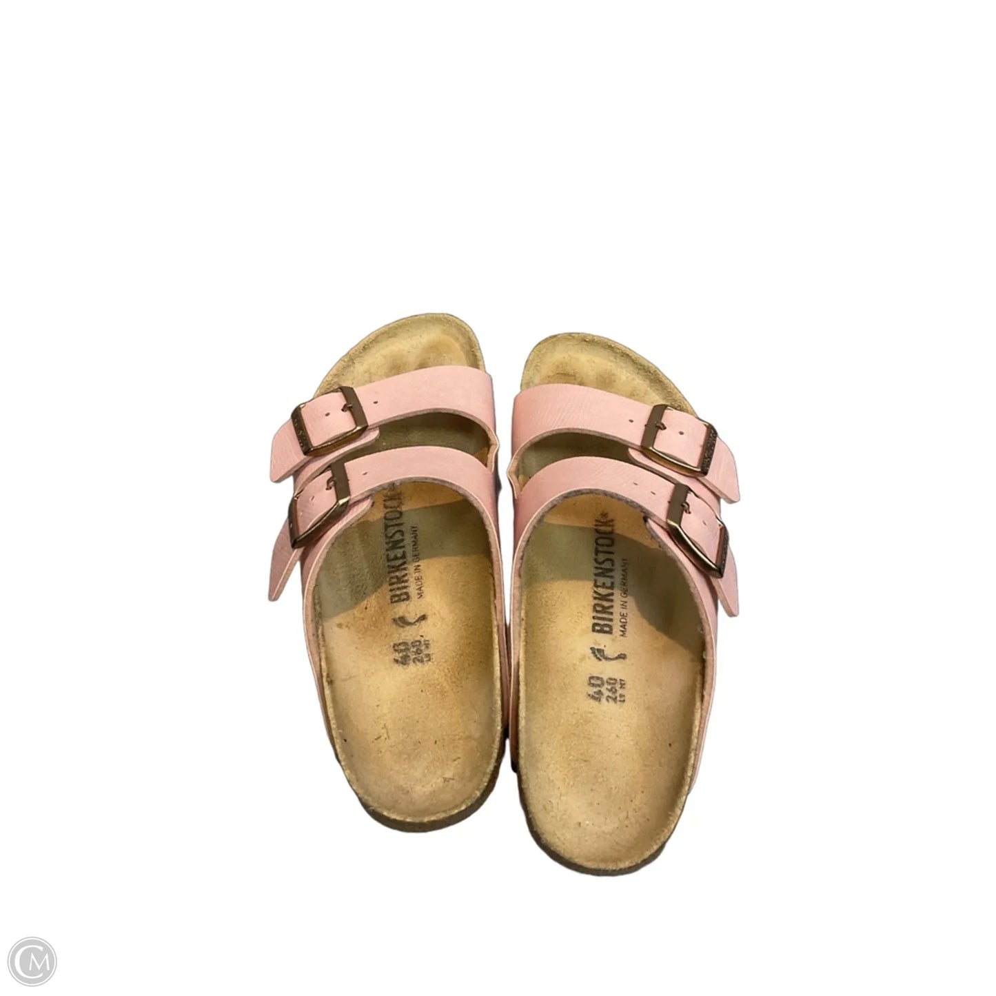 Sandals Flats By Birkenstock In Pink, Size: 9