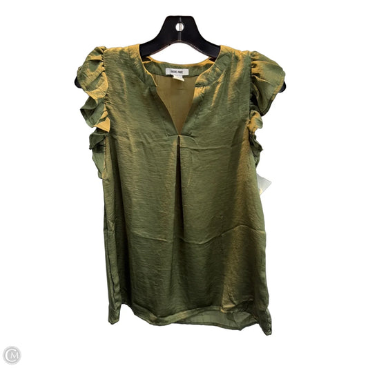 Top Sleeveless By Clothes Mentor In Green, Size: S