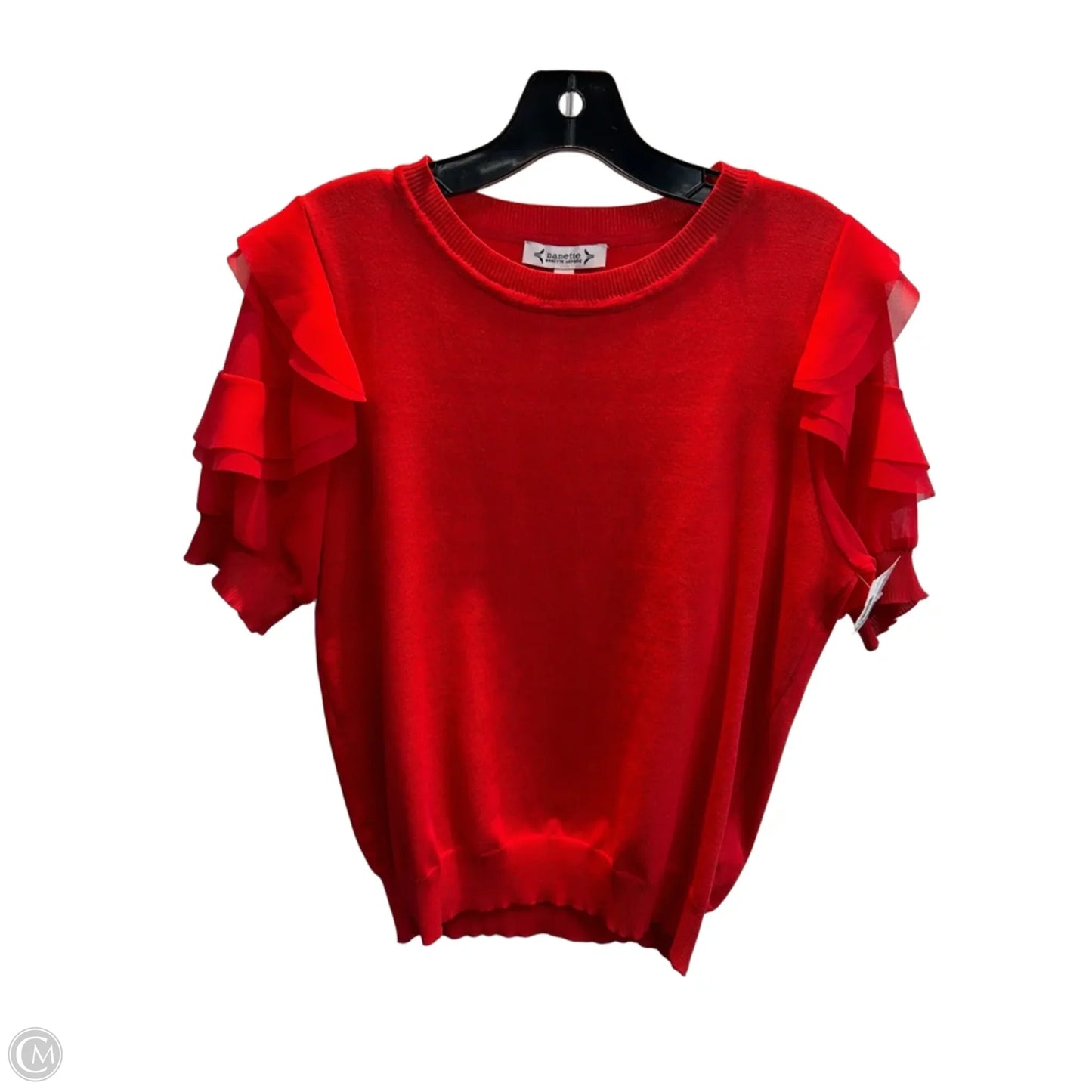 Top Short Sleeve By Nanette By Nanette Lepore In Red, Size: M
