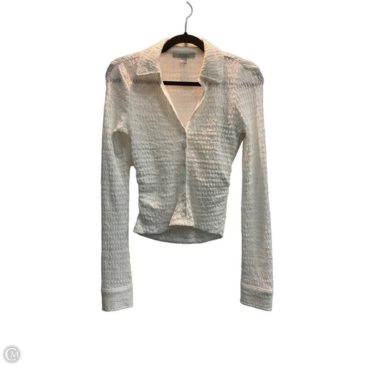 Top Long Sleeve Designer By All Saints In White, Size: Xs