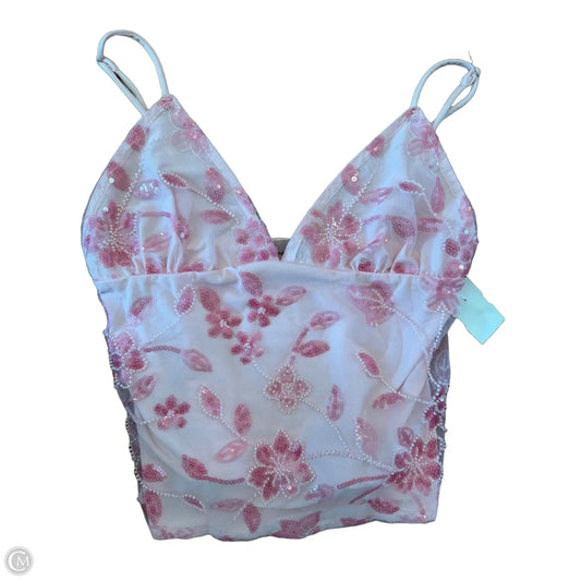 Top Sleeveless By Clothes Mentor In Pink, Size: M