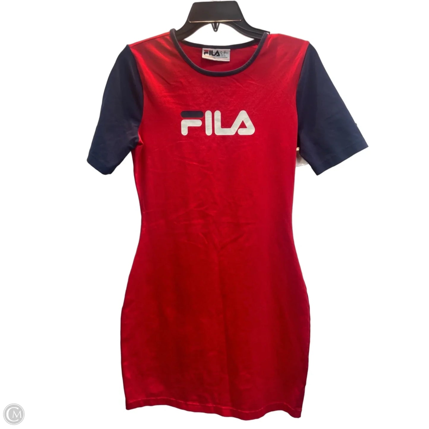 Dress Casual Midi By Fila In Blue & Red, Size: S