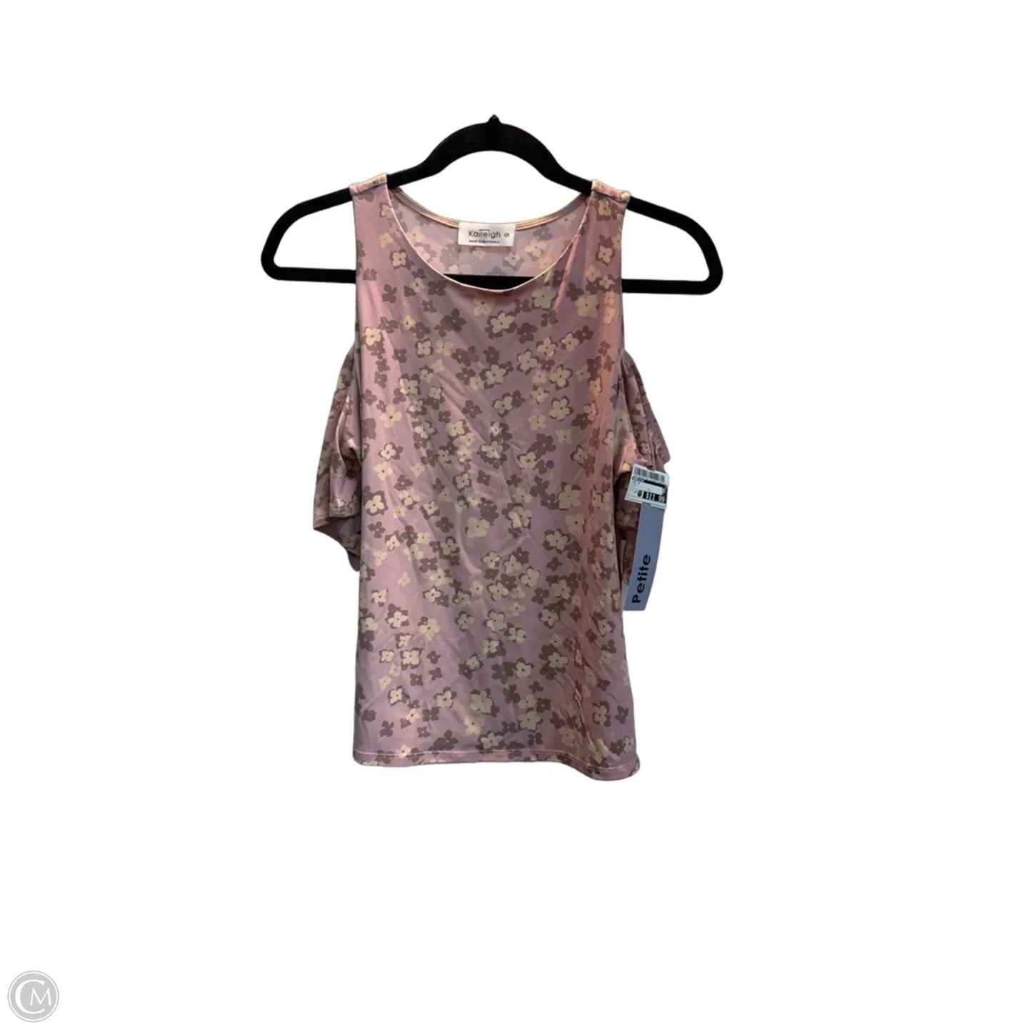 Top Short Sleeve By Kaileigh In Pink, Size: Lp
