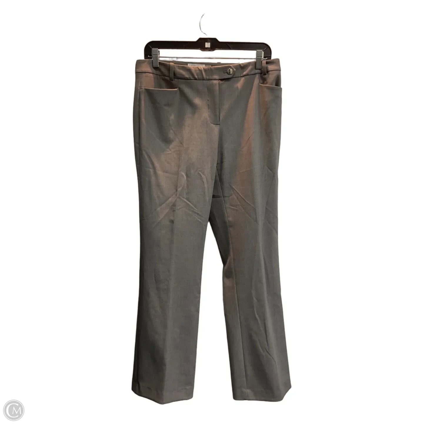 Pants Suit 2pc By Calvin Klein In Grey, Size: 6