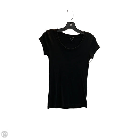 Top Short Sleeve Basic By Cynthia Rowley In Black, Size: Xs