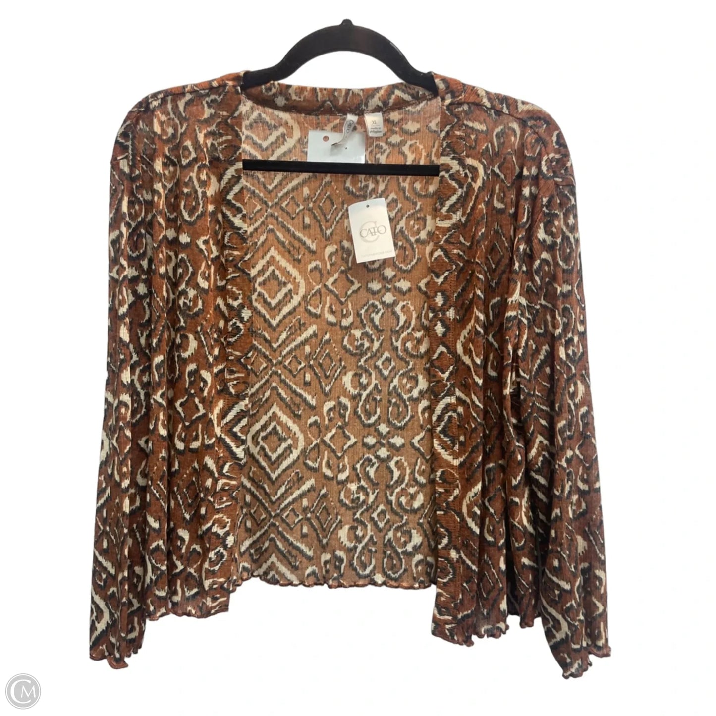 Bolero By Cato In Brown, Size: Xl