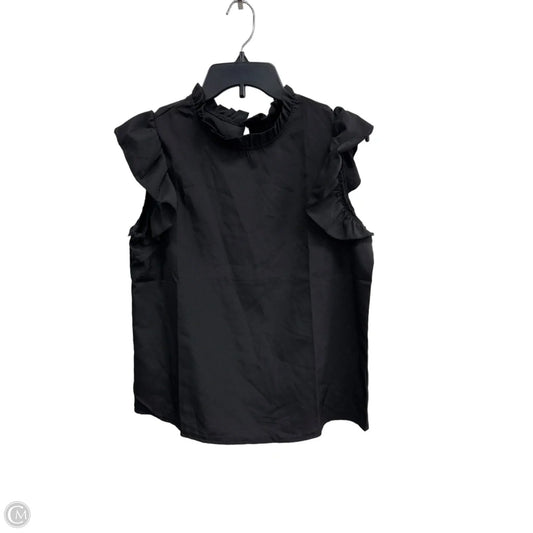 Top Sleeveless By Clothes Mentor In Black, Size: S