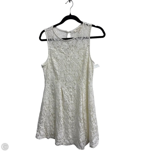 Dress Party Midi By Monteau In White, Size: M