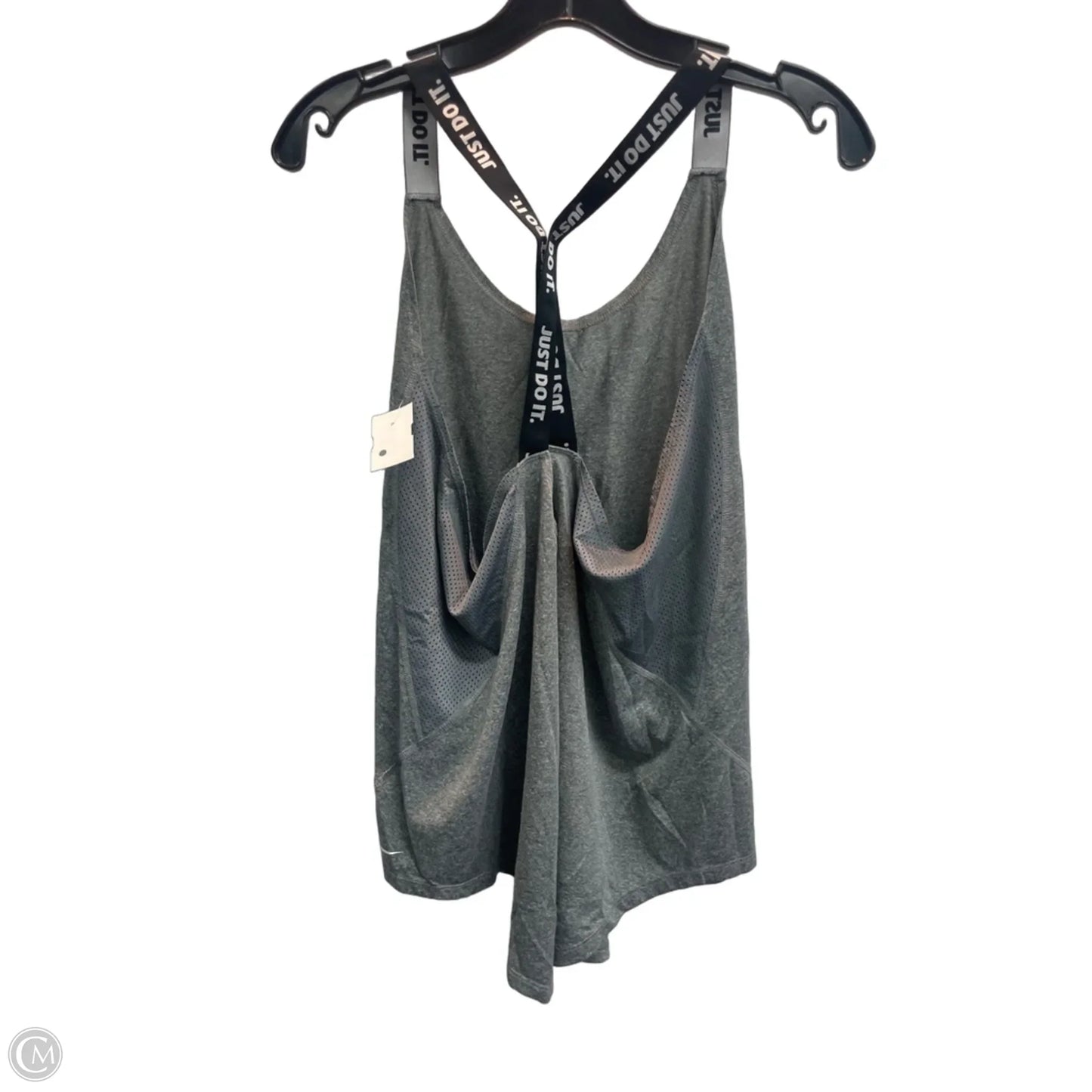 Athletic Tank Top By Nike Apparel In Grey, Size: Xl
