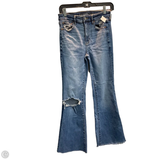 Jeans Flared By American Eagle In Blue, Size: 2