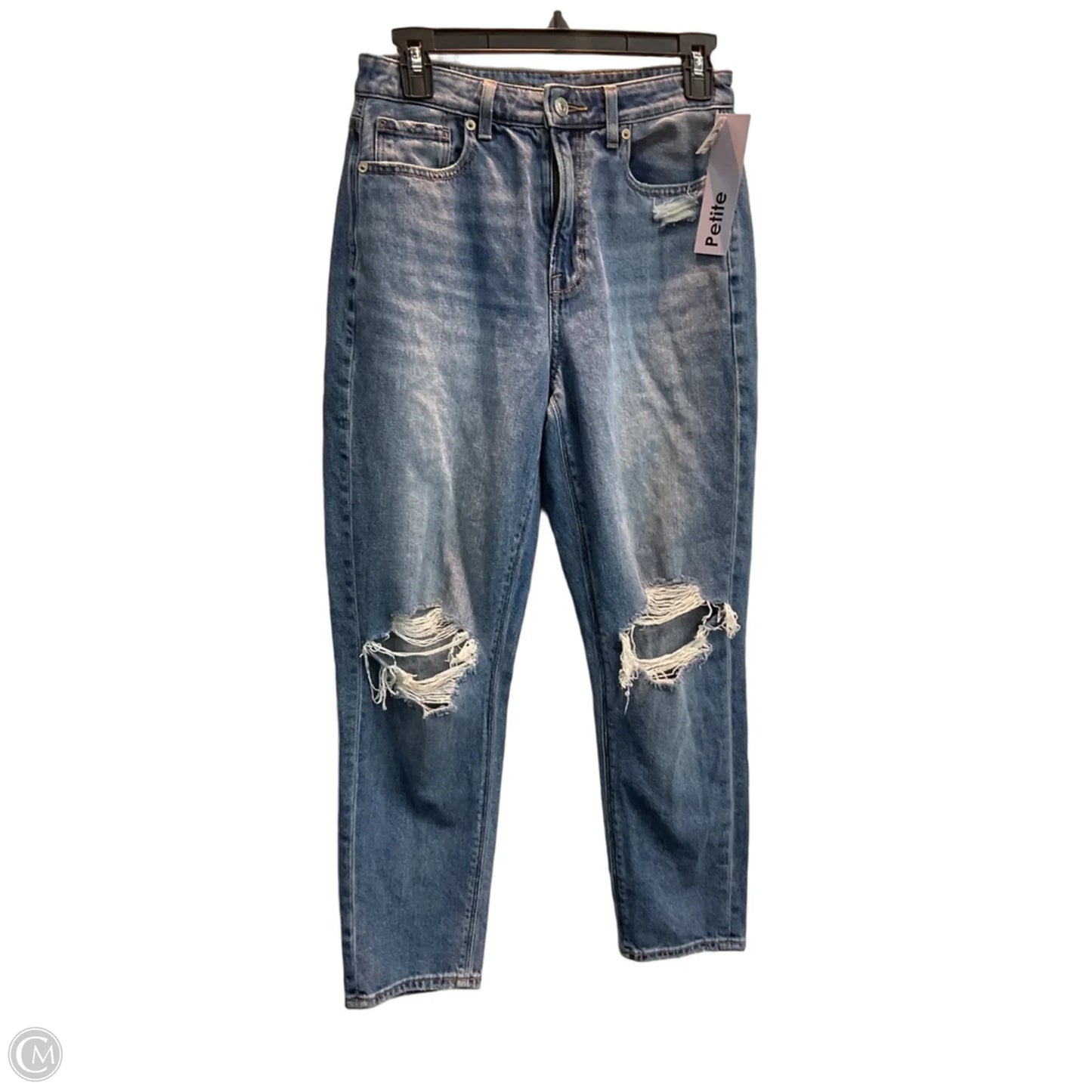 Jeans Straight By American Eagle In Blue, Size: 2p