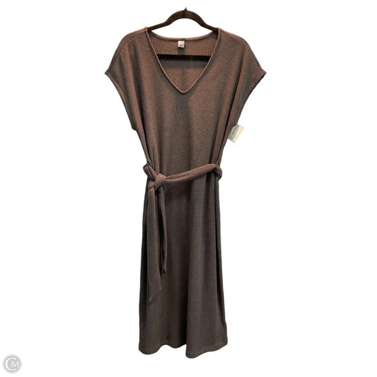 Dress Casual Maxi By Old Navy In Brown, Size: S