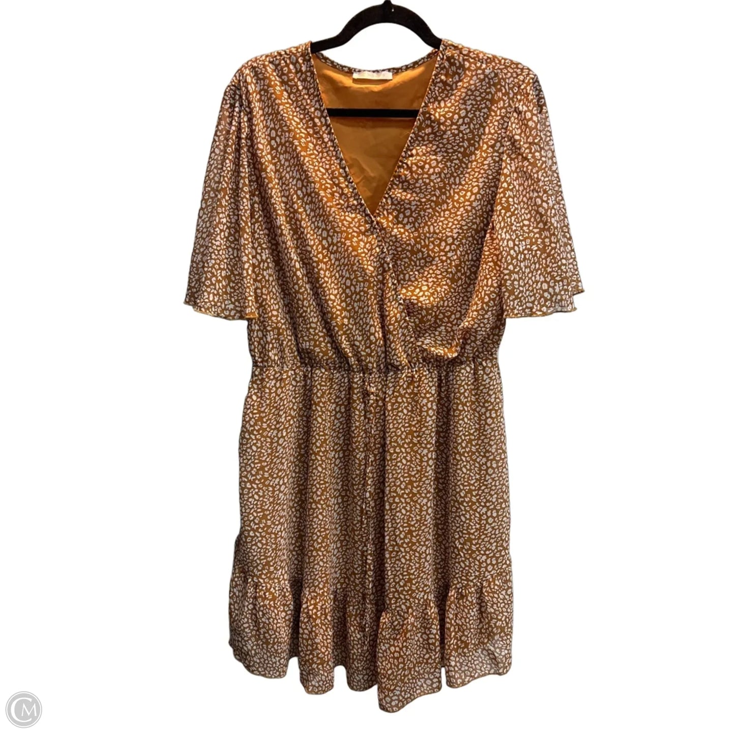 Dress Party Midi By Kirundo In Brown, Size: Xl