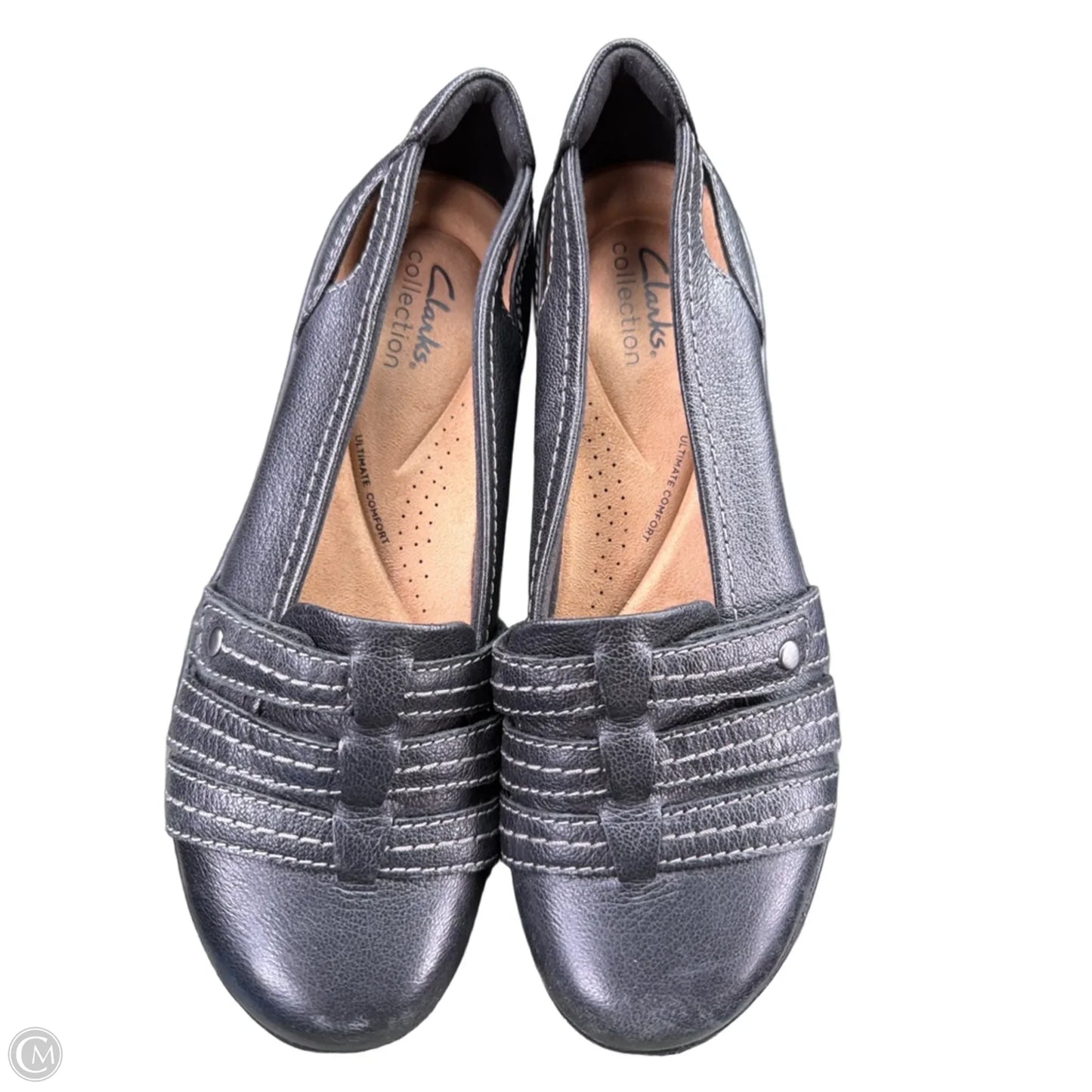 Shoes Flats By Clarks In Black, Size: 8.5