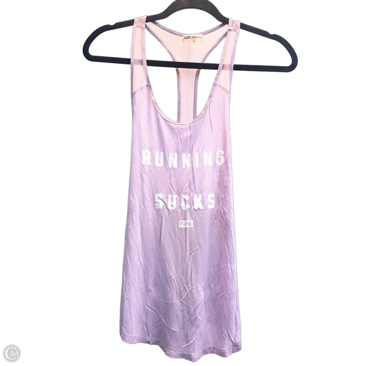 Athletic Tank Top By Pink In Purple, Size: S