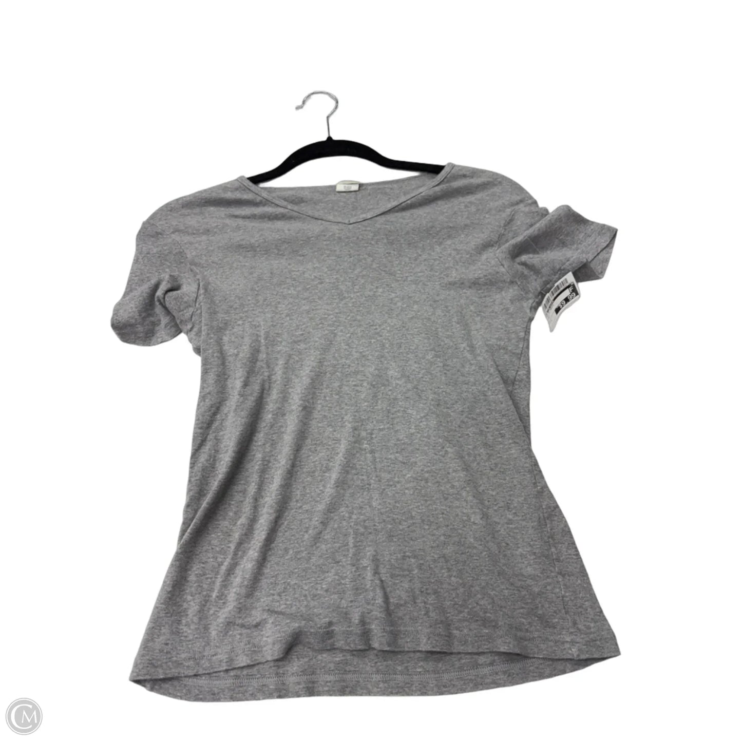 Top Short Sleeve Basic By Calvin Klein In Grey, Size: L