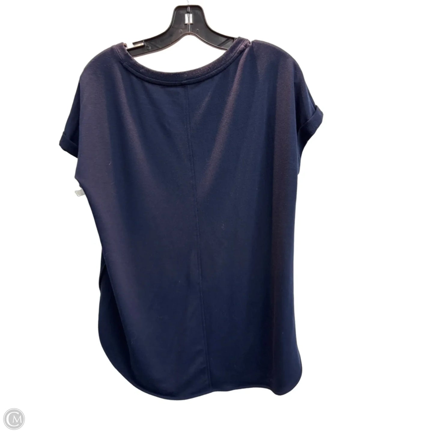 Top Short Sleeve By Sonoma In Navy, Size: M