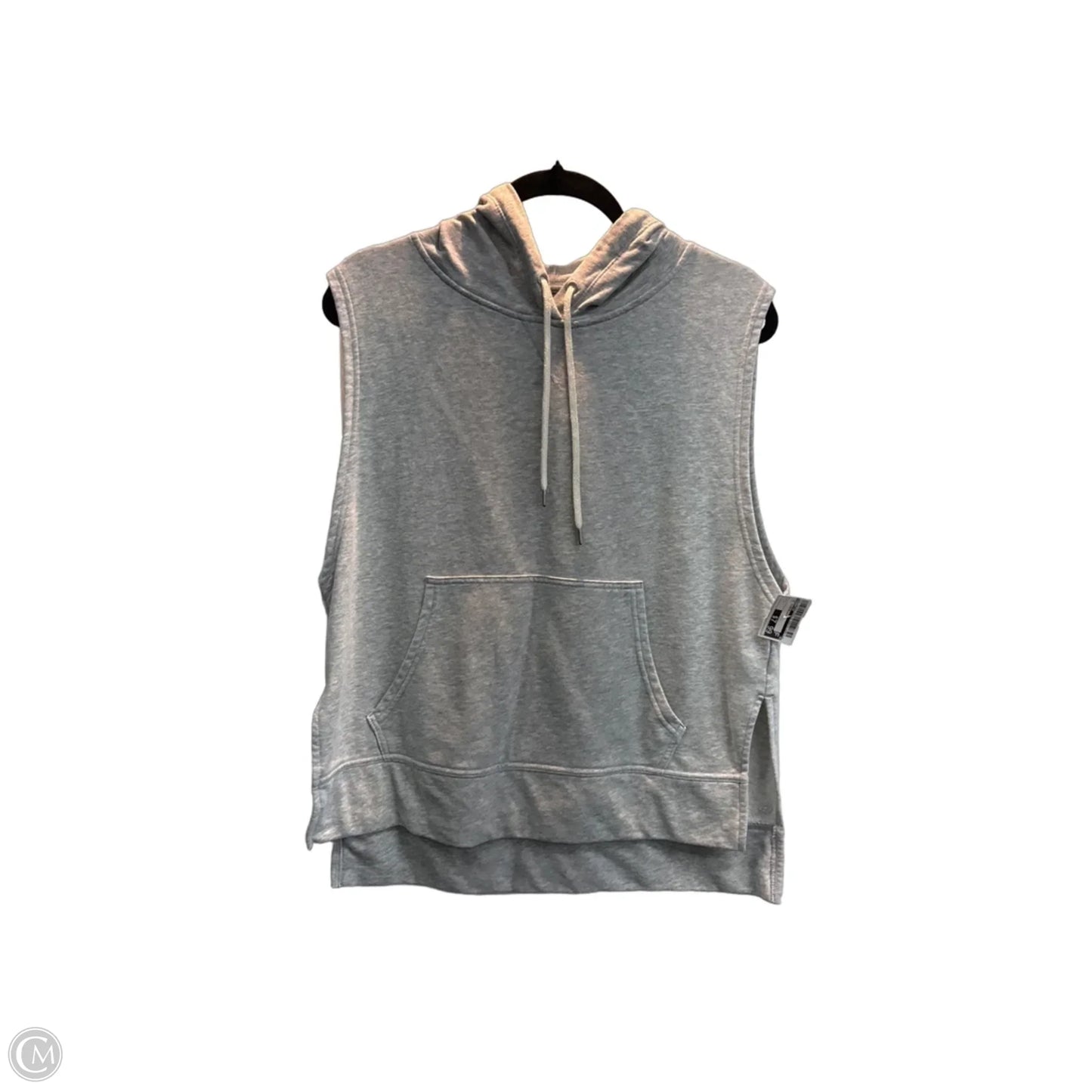 Top Sleeveless By Champion In Grey, Size: L
