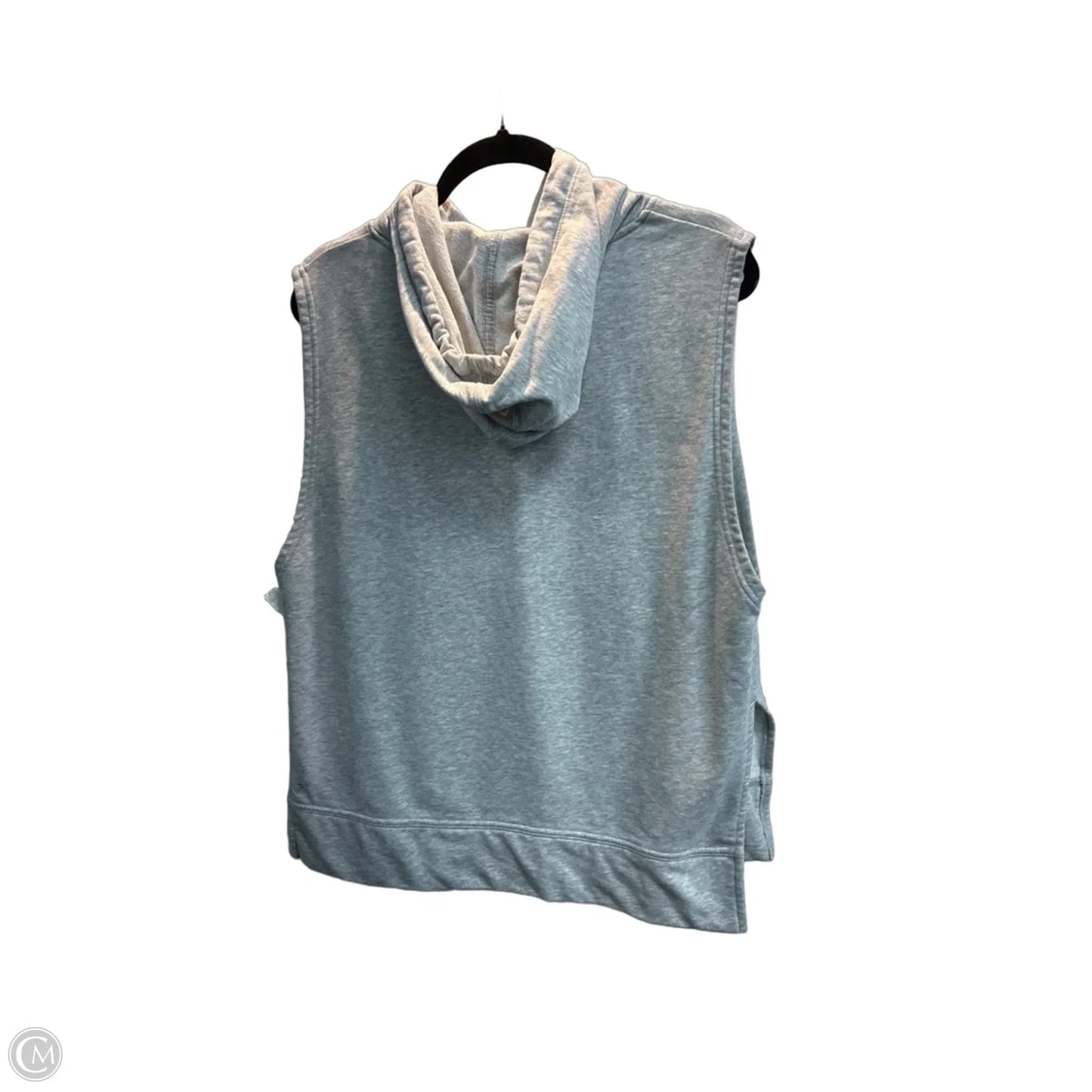 Top Sleeveless By Champion In Grey, Size: L