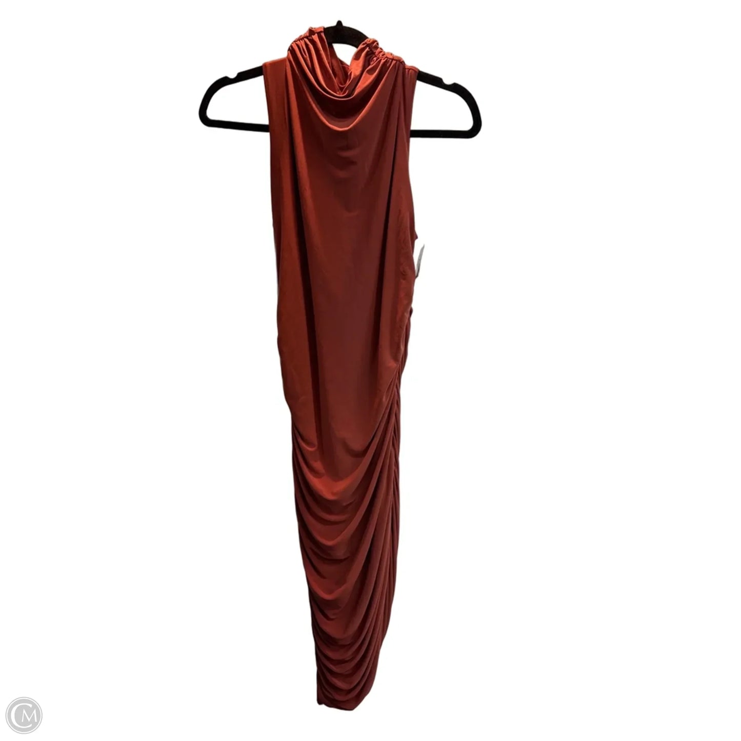 Dress Party Long By Express In Brown, Size: S