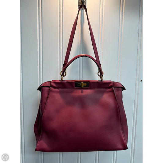 Handbag Luxury Designer By Fendi, Size: Large