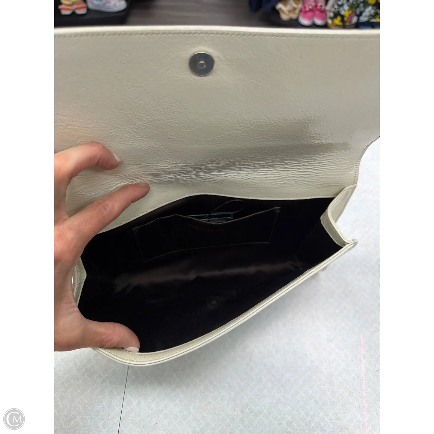 Clutch Luxury Designer By Yves Saint Laurent, Size: Medium