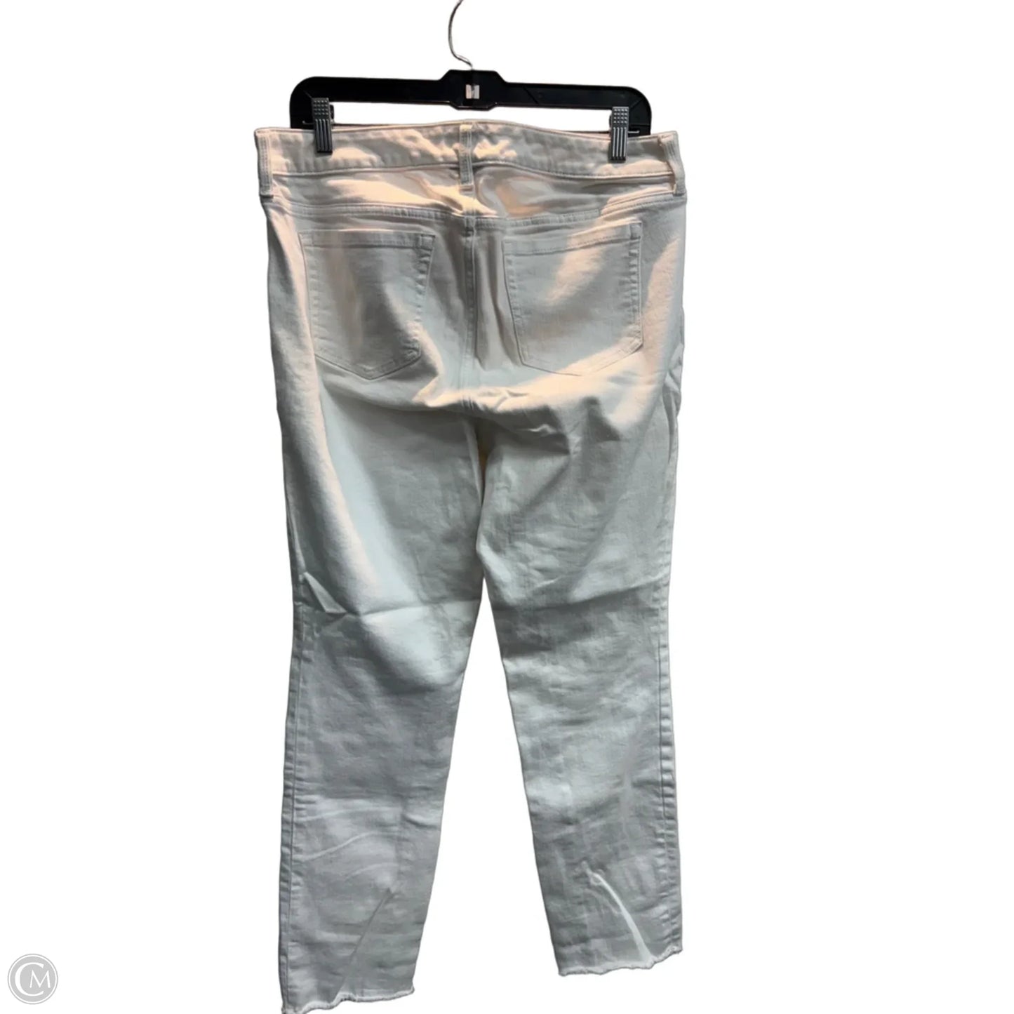 Jeans Boyfriend By Torrid In White, Size: 12