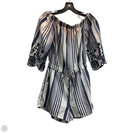 Romper By Clothes Mentor In Striped Pattern, Size: S