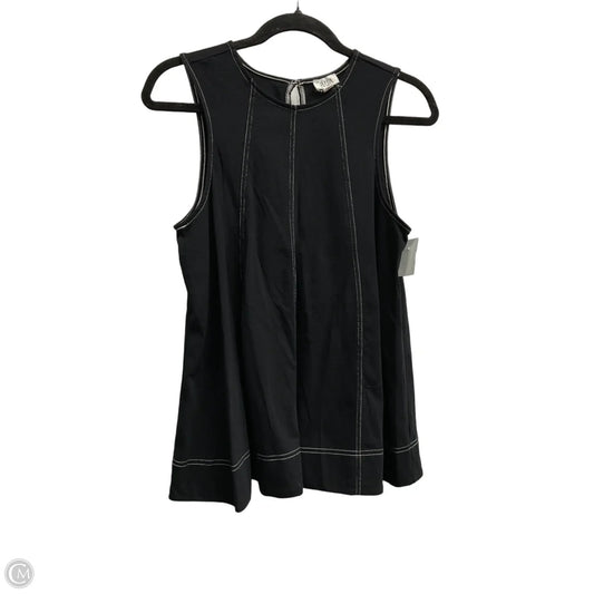 Top Sleeveless By Ana In Black, Size: M