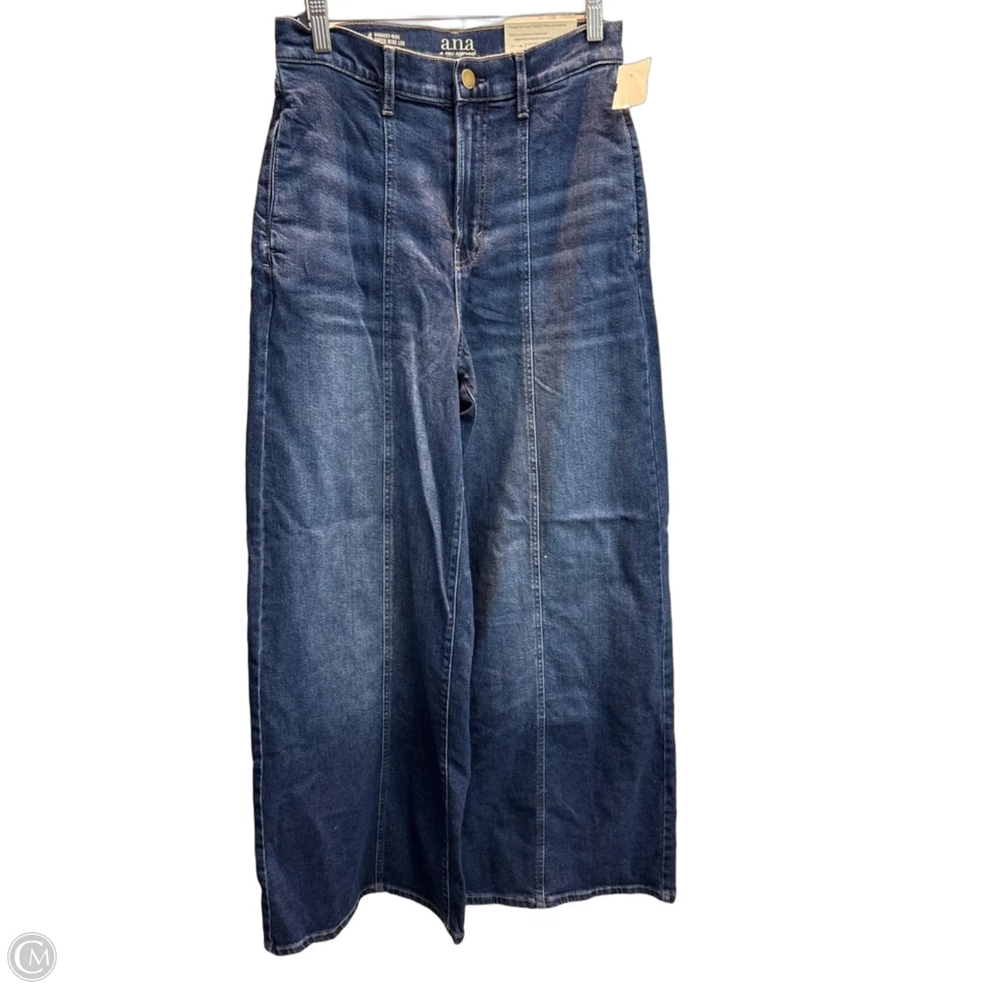 Jeans Wide Leg By Ana In Blue, Size: 4