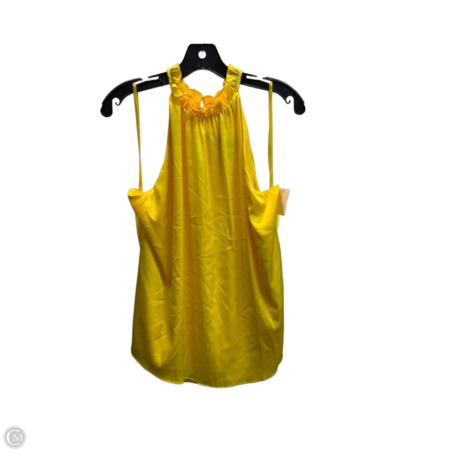Blouse Sleeveless By White House Black Market In Yellow, Size: L