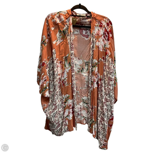 Kimono By Umgee In Floral Print, Size: Xl