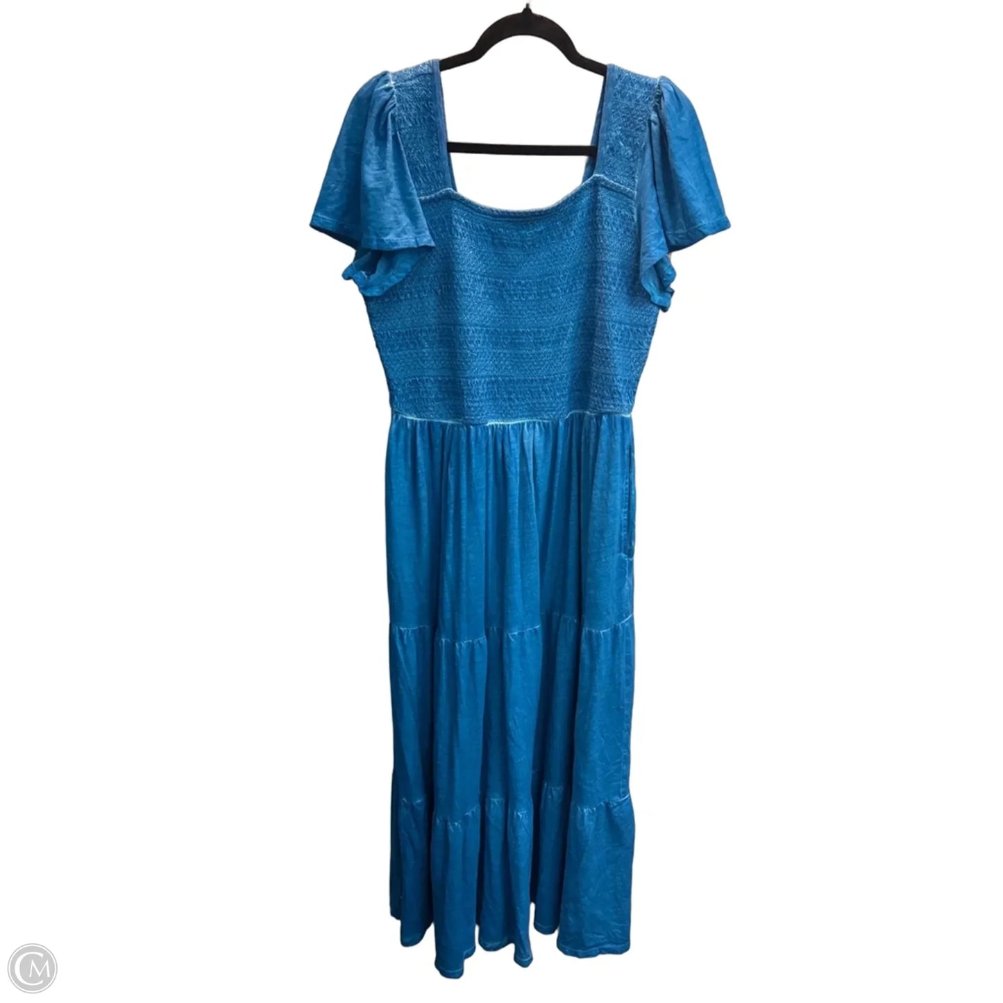 Dress Casual Maxi By Lane Bryant In Blue, Size: Xl