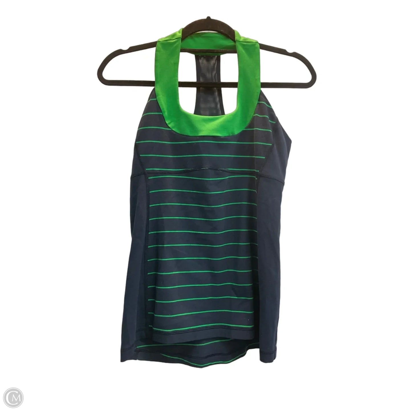 Athletic Tank Top By Lululemon In Blue & Green, Size: L