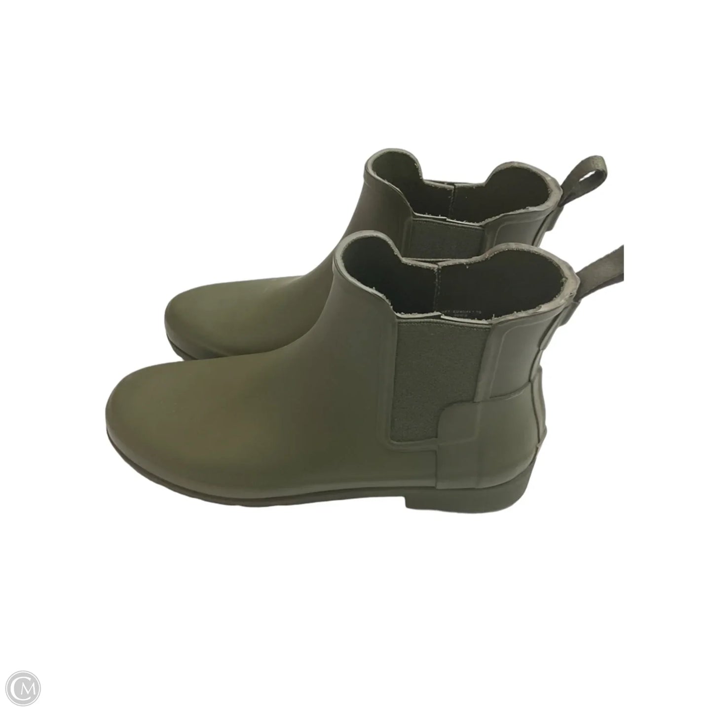 Boots Rain By Hunter In Green, Size: 9