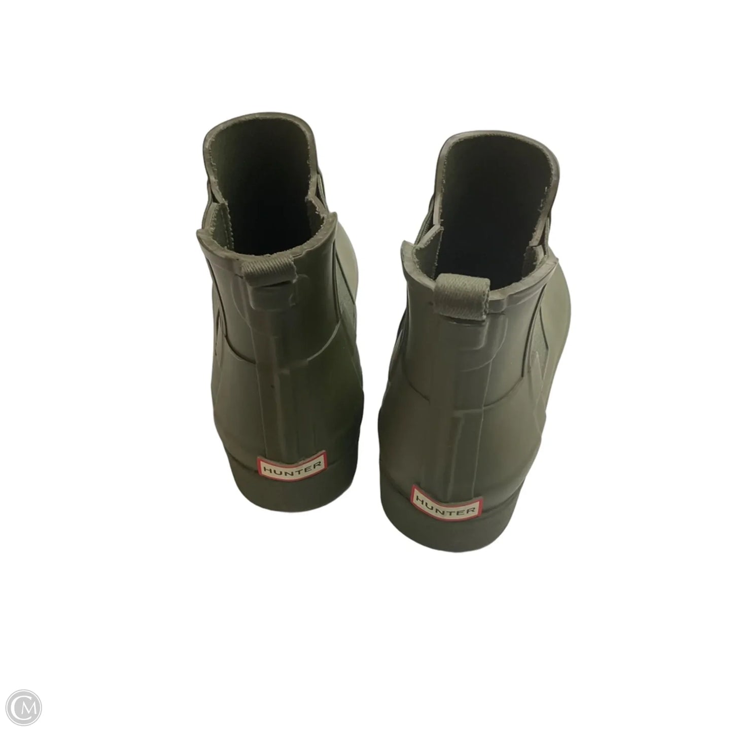 Boots Rain By Hunter In Green, Size: 9