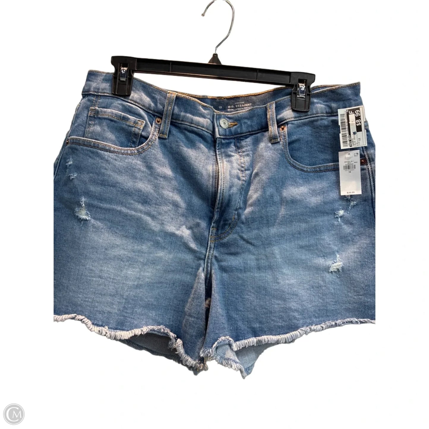 Shorts By Old Navy In Blue Denim, Size: 12