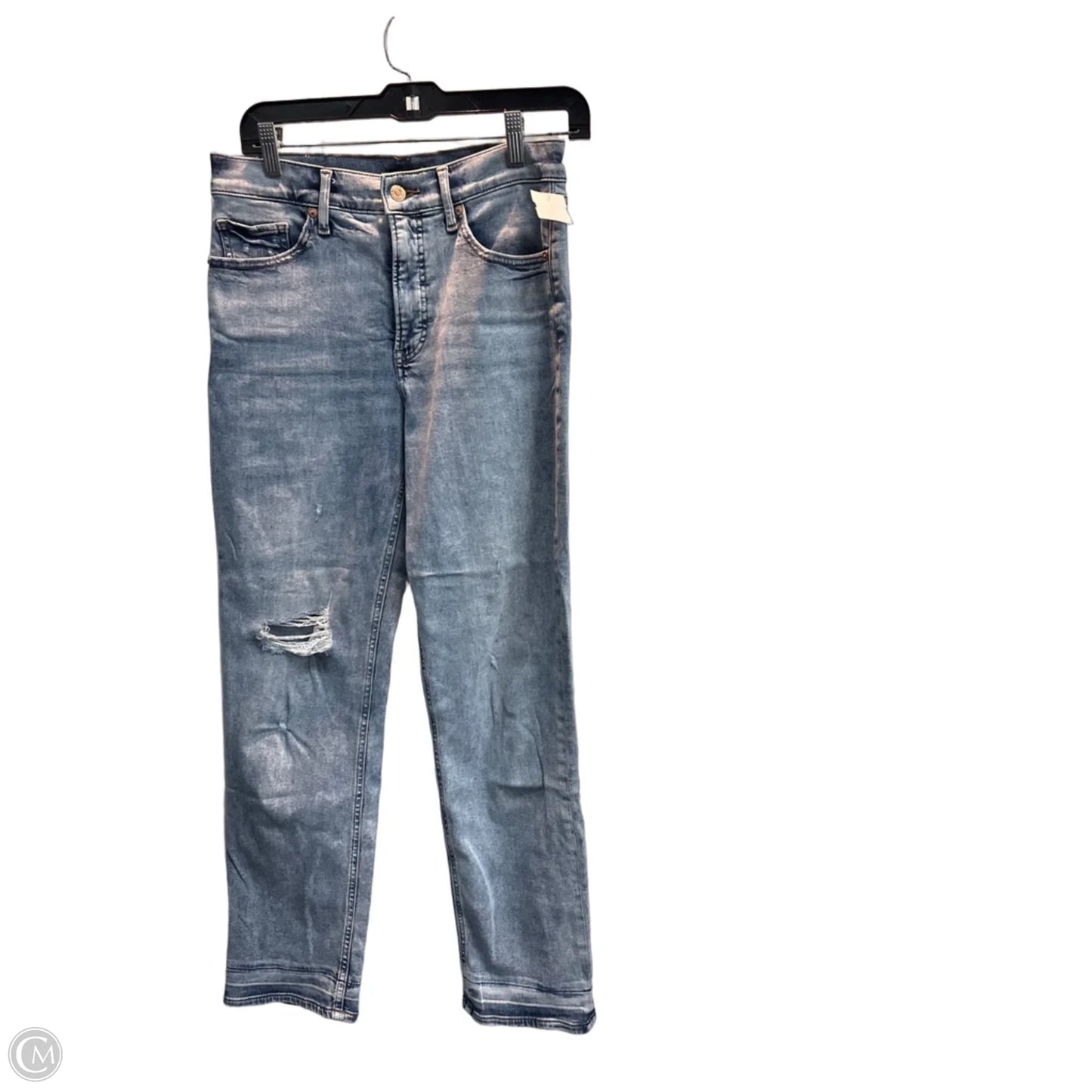Jeans Straight By Express In Blue, Size: 6