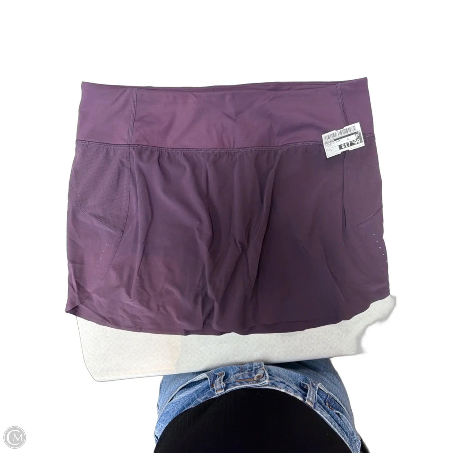 Athletic Skort By Athleta In Purple, Size: L