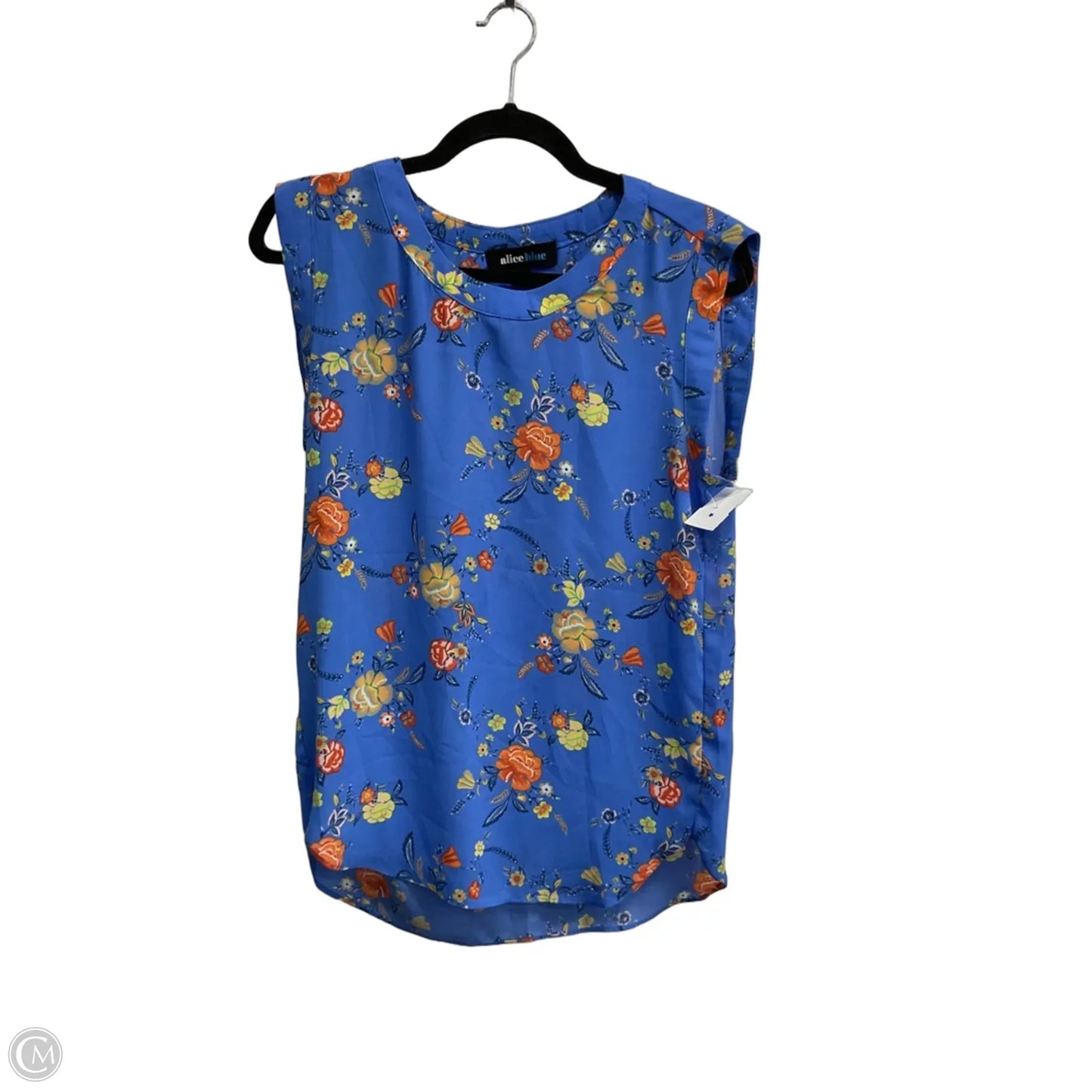 Top Sleeveless By Alice Blue In Floral Print, Size: Xs