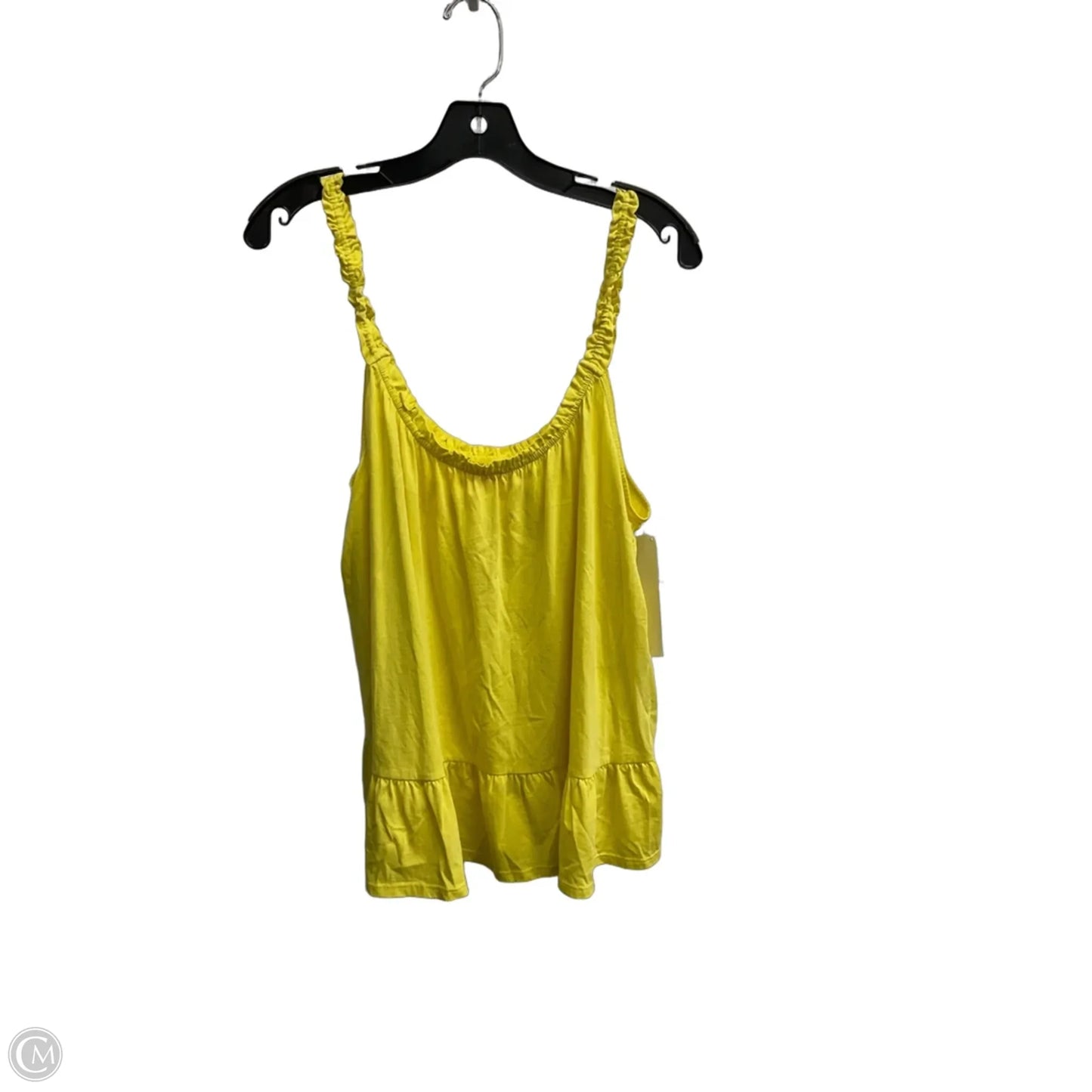 Top Sleeveless Designer By Lilly Pulitzer In Yellow, Size: Xl