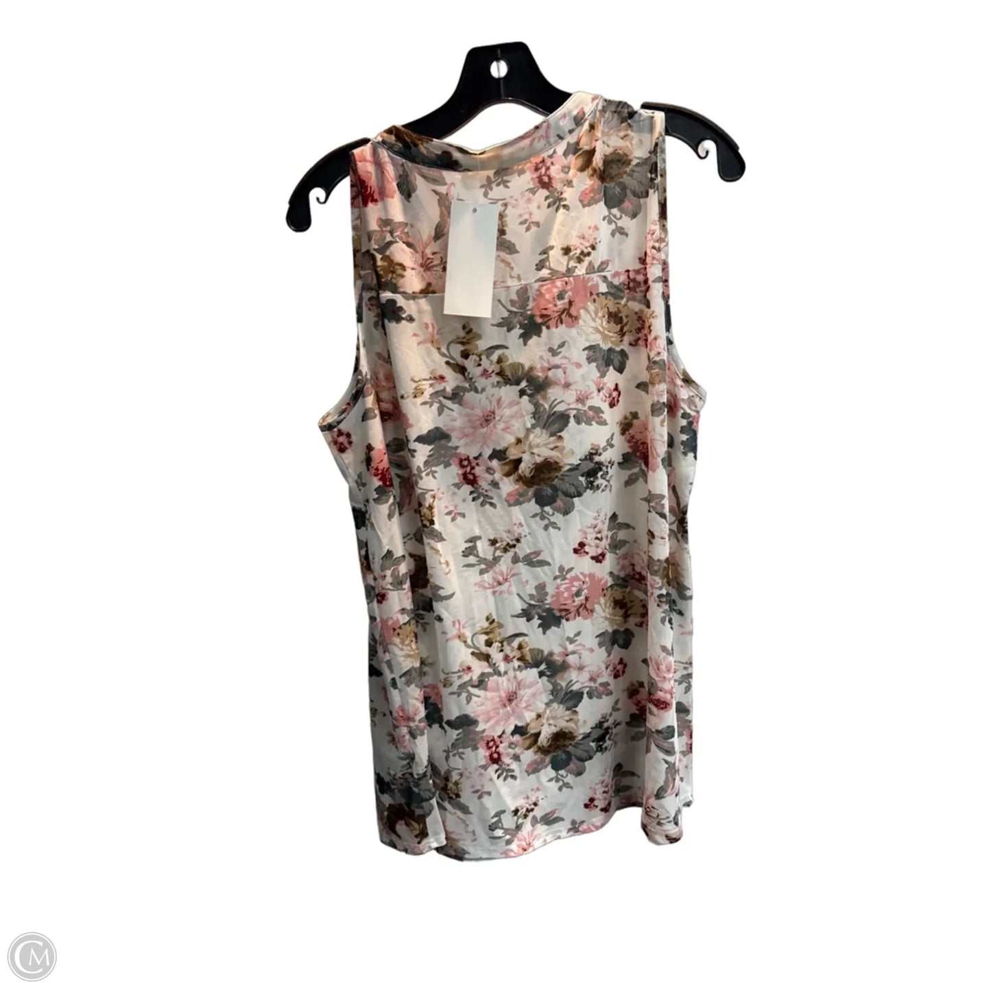 Top Sleeveless By Siren Lily In Floral Print, Size: 1x