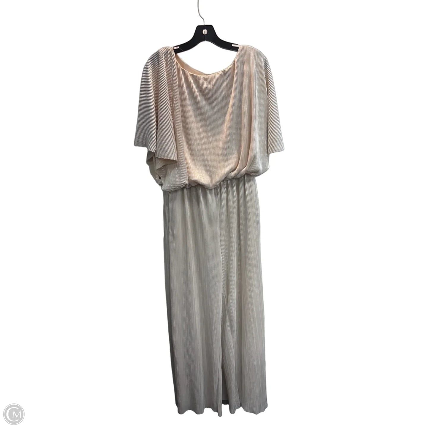 Jumpsuit By See And Be Seen In Beige, Size: L