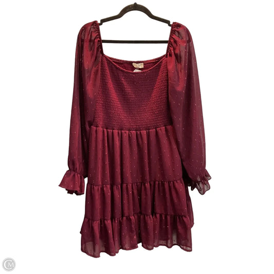 Dress Party Midi By Altard State In Red, Size: L